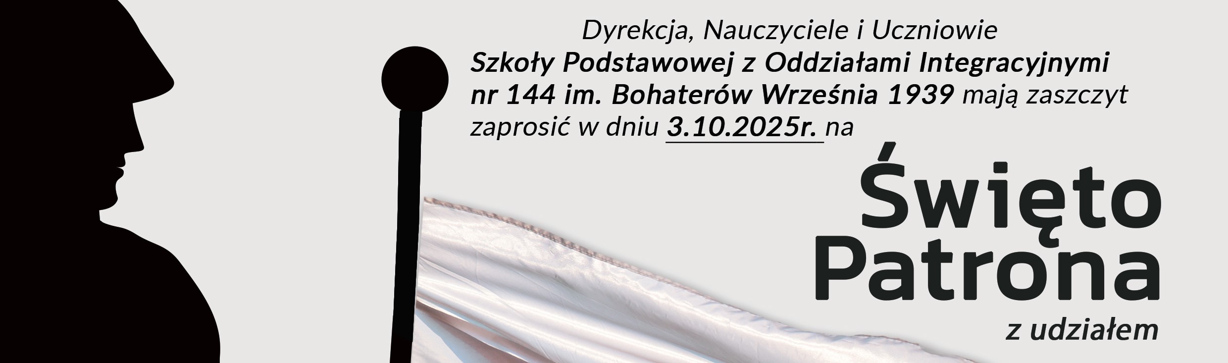 Święto Patrona Szkoły Podstawowej nr 144 im. Bohaterów Września 1939