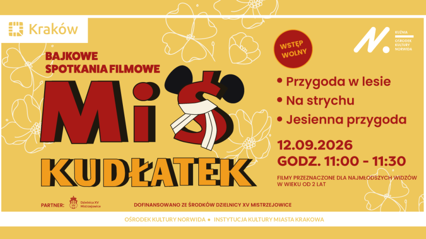 Baner: Bajkowe spotkania filmowe: Miś Kudłatek