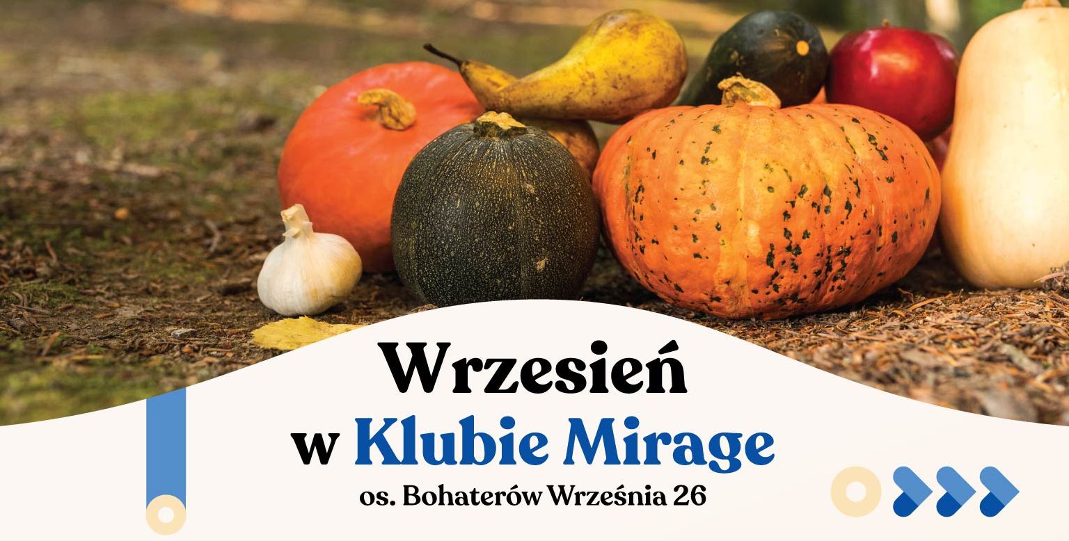 wycinek plakatu: Wrzesień w Klubie Mirage