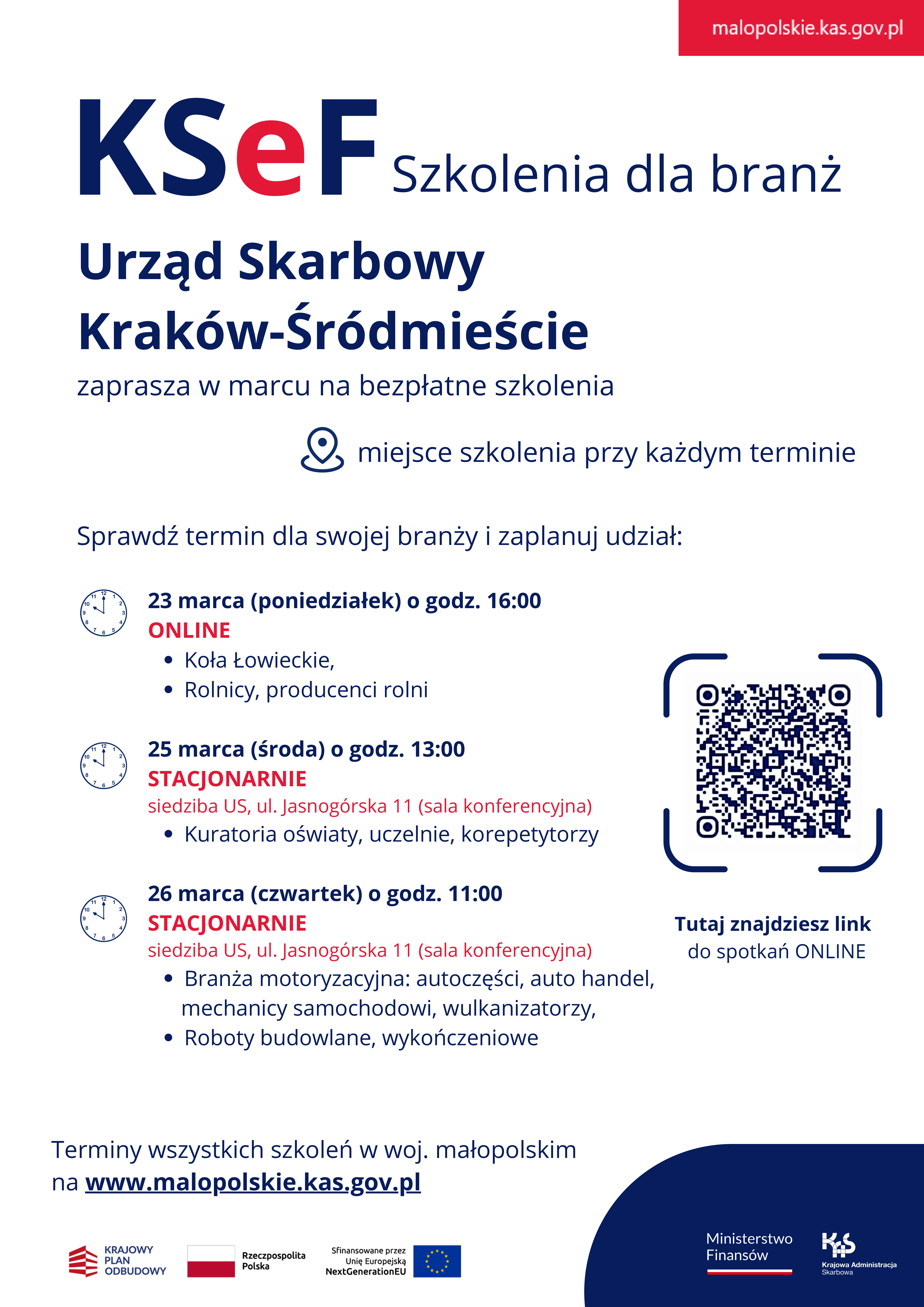 Bezpłatne szkolenia dotyczące Krajowego Systemu e-Faktur (KSeF)