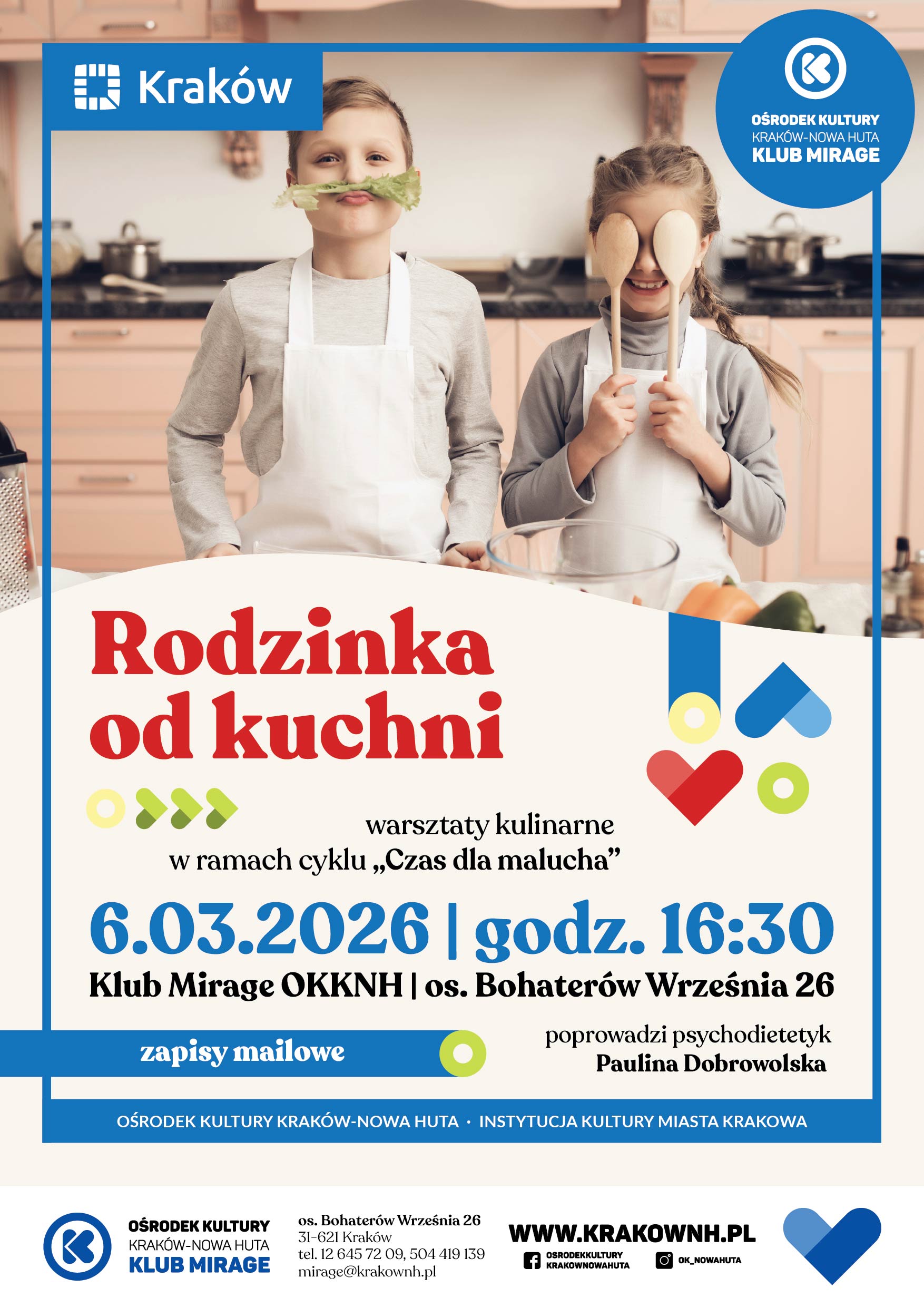 „Rodzinka od kuchni” – warsztaty kulinarne w Klubie Mirage