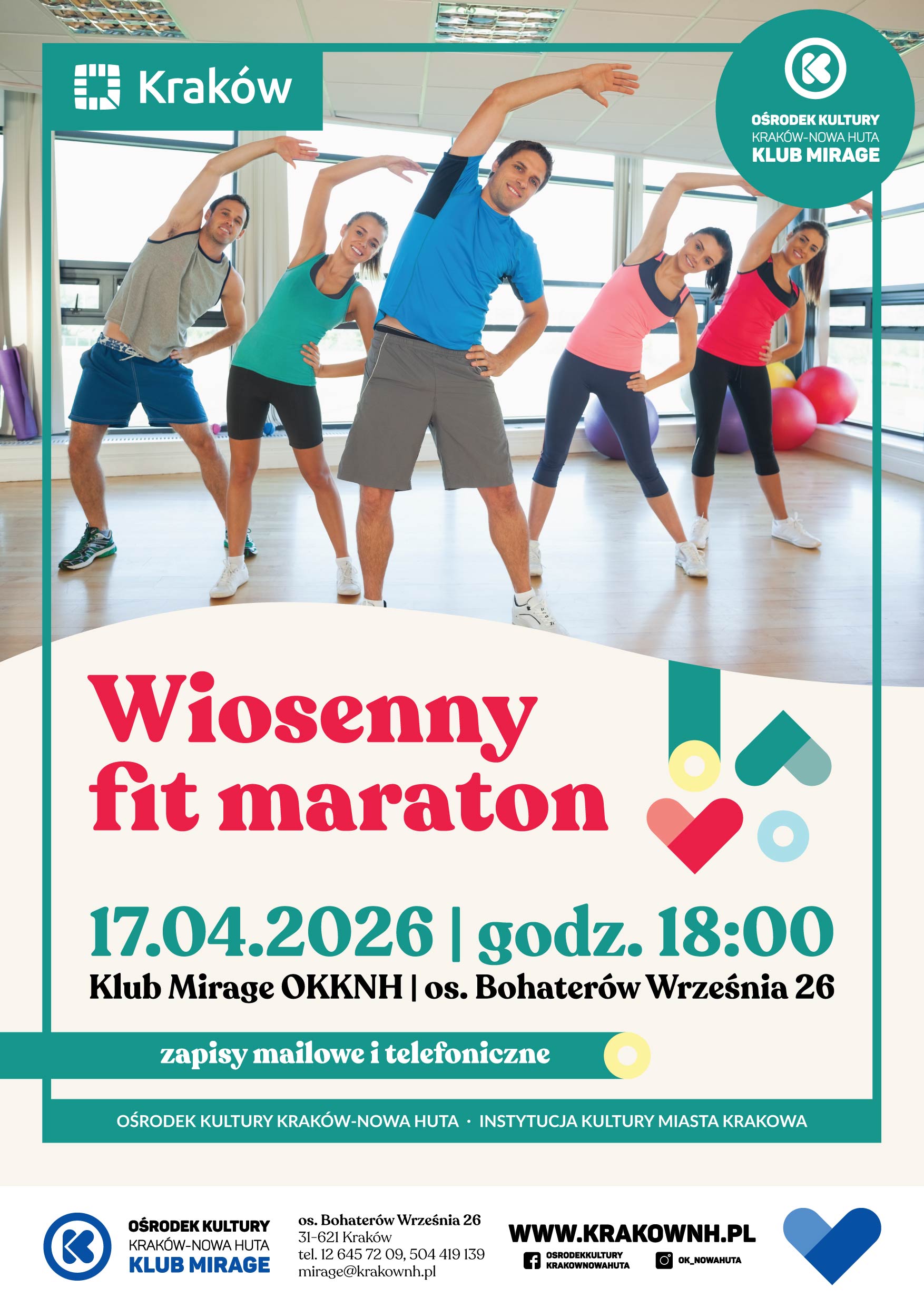 Wiosenny fit maraton w Krakowie